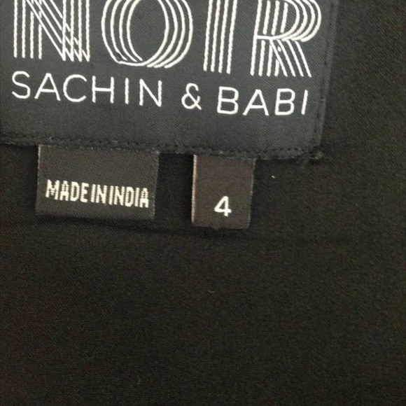 Anthropologie Sachin & Babi Noir Blue White Dress - Picture 6 of 8